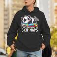 Panda Napping On Books Life’s Too Short To Skip Naps Unisex Hoodie