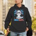 I Read Alotl Cute Axolotl Reading Book Lover Unisex Hoodie