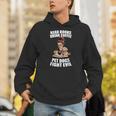 Read Books Drink Coffee Pet Dogs Fight Evil Bookworm Dog Unisex Hoodie
