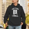 Reader Librarian Library This Is How I Roll Book Cart Meme Unisex Hoodie
