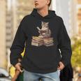 Reading Cat Book Lover Unisex Hoodie