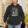 Reading Is Snow Much Fun Christmas Books Snowman Bookworm Unisex Hoodie