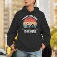 Retro I Put My Book Down To Be Here For Book Lover Unisex Hoodie