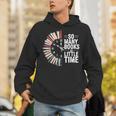Retro So Many Books Little Time Book Clock Reading Unisex Hoodie