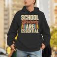 School Librarians Are Essential Library Book Lover Librarian Unisex Hoodie