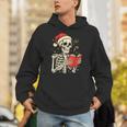 Skeleton Reading Book Christmas Teacher Librarian Book Lover Unisex Hoodie Skeleton Reading Book Christmas Teacher Librarian Book Lover Unisex Hoodie
