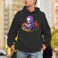 Spooky Grim Reaper Reading A Book Cute Creepy Halloween Unisex Hoodie Spooky Grim Reaper Reading A Book Cute Creepy Halloween Unisex Hoodie