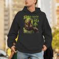 Star Wars The Book Of Boba Fett Neon Boba Fett Lives Poster Unisex Hoodie