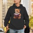 Teddy Bear Reading a Book Unisex Hoodie