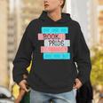 Threadless Grey Sky Chai Trans Book Pride Graphic Unisex Hoodie Threadless Grey Sky Chai Trans Book Pride Graphic Unisex Hoodie