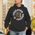 History Education Is Freedom Books Teach Black History Unisex Hoodie