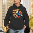 Toucan Reading Book Unisex Hoodie