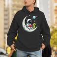 UFO Alien Astronaut Reading Book In Space Unisex Hoodie UFO Alien Astronaut Reading Book In Space Unisex Hoodie
