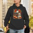 Vintage Autumn Books Coffee Pumpkin Fall Reading Unisex Hoodie Vintage Autumn Books Coffee Pumpkin Fall Reading Unisex Hoodie