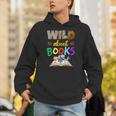 Wild About Reading Books Reader Bookworm Animals Book Lover Unisex Hoodie Wild About Reading Books Reader Bookworm Animals Book Lover Unisex Hoodie