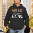 WILD ABOUT READING Reading Books Bookworm Library Day Unisex Hoodie