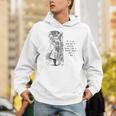 Alice Adventures Wonderland Vintage Book Quote Lewis Carrol Unisex Hoodie