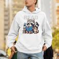 Animals Raccoon Reading Book Librarian Across America Kids Unisex Hoodie