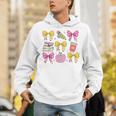 Apple Coquette Bow Books First Day Of School Back To School Unisex Hoodie Apple Coquette Bow Books First Day Of School Back To School Unisex Hoodie