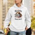 Basset Hound Dog Breed I Just Want To Read Books And Pet My Unisex Hoodie