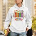 Boho Floral Book Big Fan Of Human Rights Liberal Protest Unisex Hoodie