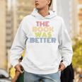 The Book Was Better Retro 70s Vintage Premium Tri-Blend Unisex Hoodie The Book Was Better Retro 70s Vintage Premium Tri-Blend Unisex Hoodie