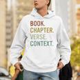 Book Chapter Verse Christian Bible Reformed Theology Unisex Hoodie