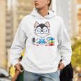 Book Lover Reading Husky Dog Unisex Hoodie