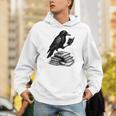 Book Raven Vintage Dark Academia Literature Reading Unisex Hoodie Book Raven Vintage Dark Academia Literature Reading Unisex Hoodie