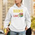 Books Are My Love Language Stack Unisex Hoodie