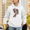 Books Lover Women Art Colorful Drawing Graphic Books Unisex Hoodie
