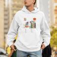 Carve Out Time To Read Halloween Ghost Books Raglan Baseball Tee Unisex Hoodie