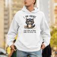 Cat Glasses Coffe Books I Am Awake Please Respect My Privacy Unisex Hoodie Cat Glasses Coffe Books I Am Awake Please Respect My Privacy Unisex Hoodie