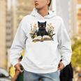 Cat Shirts For Women Book Lover Shirt Cute Cat And Book Premium Tri-Blend Unisex Hoodie Cat Shirts For Women Book Lover Shirt Cute Cat And Book Premium Tri-Blend Unisex Hoodie