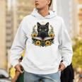 Cat For Women Book Lover Cute Cat And Book Unisex Hoodie