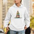 Christmas Tree Of Books Holiday Unisex Hoodie Christmas Tree Of Books Holiday Unisex Hoodie