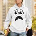 Creepy Face Carrot Halloween Book Character Costume Unisex Hoodie
