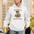 Cute Halloween Teacher Librarian Frankenstein Reading Books Unisex Hoodie