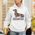 Dachshund Dog Dachshund Decor Books Nerds Dachshund Unisex Hoodie