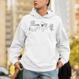 Disney Winnie The Pooh Eeyore Pooh & Piglet Carrying Books Unisex Hoodie