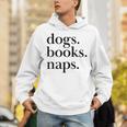 Dogs Books Naps Lovers Unisex Hoodie Dogs Books Naps Lovers Unisex Hoodie