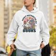 Easily Distracted By Books Read Goose Lover Bookworm Reading Unisex Hoodie