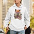 Fox Read Books Be Kind Stay Weird Reader Cute Nerd Bookworm Unisex Hoodie