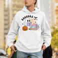 Ghost Reading Halloween Women Teacher Book Lover Unisex Hoodie Ghost Reading Halloween Women Teacher Book Lover Unisex Hoodie