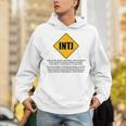 INTJ Warnings Architect Personality Type Introvert Unisex Hoodie