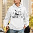Introverted But Willing To Discuss Cats And Books Unisex Hoodie