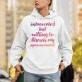 Introverted Willing To Discuss Pyrenean Mastiff Introvert Unisex Hoodie Introverted Willing To Discuss Pyrenean Mastiff Introvert Unisex Hoodie