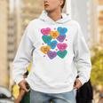 Librarian Shirt Valentines Book Worm Reading Tshirt Premium Tri-Blend Unisex Hoodie