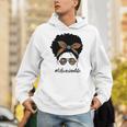 Librarian Teacher Messy Bun Life Book Library Back To School Unisex Hoodie