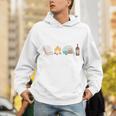 The Perfect Weekend Camping Essentials Wine Books Campfire Unisex Hoodie